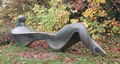 Menschenbank, 1987, Bronze, Stadtgarten Schwäbisch Gmünd