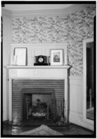 1966 detail of fireplace in director's room