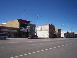 North State Street (U.S. Route 91) in Shelley, June 2008