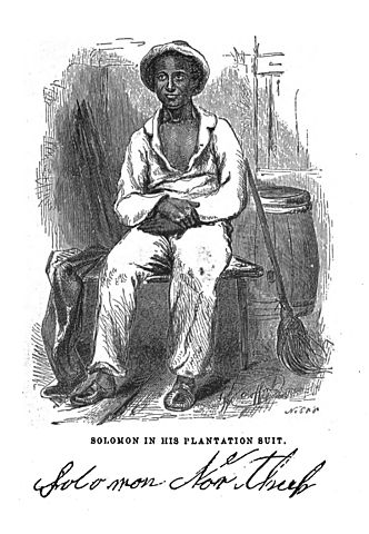 Sketch of Solomon Northup, 1855