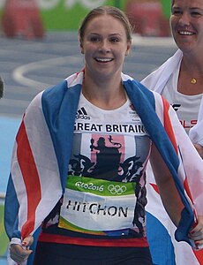 Sophie Hitchon Rio de Janeiron olympialaisissa 2016.