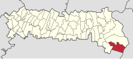 Location in Ialomița County