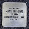 Stolperstein Hegelstr. 16 Bender Anne