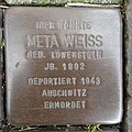 Stolperstein für Meta Weiss geb. Löwenstein