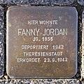 Stolperstein in Zaberfeld für Fanny Jordan (16. Februar 2019)