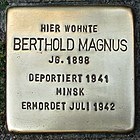 Stolperstein für Berthold Magnus