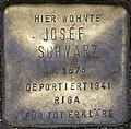 Stolperstein für Josef Schwarz (Richard-Wagner-Straße 23)