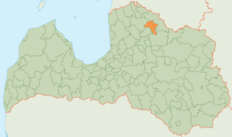 Strenči – Mappa