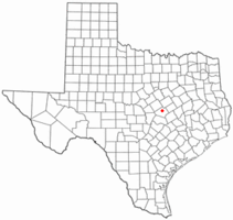 Location of MorgansPointResort, Texas