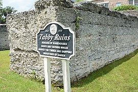 Tabby ruins near the Darien River