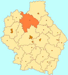 Sosnovskij rajon – Mappa
