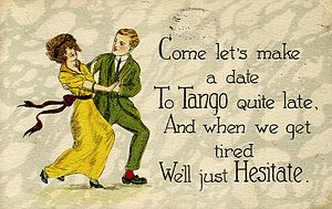 Tango postcard, c. 1919