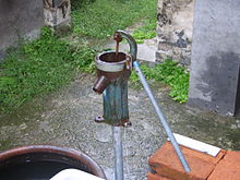 A manual water pump in China TapWater-china.JPG