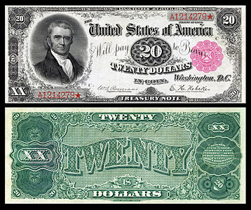 $20 (Fr.374) John Marshall.