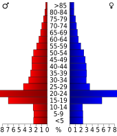 Bevolkingspiramide Montgomery County