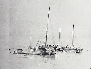 Les Barques (1870).