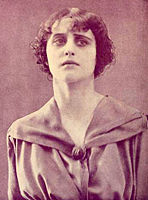 Vera Kholodnaïa en 1917.