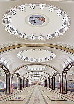 Mayakovskaya station, Moscow Metro