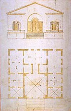 Progetto autografo di Palladio (Londra, RIBA XVII/2r)