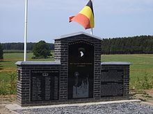 Monument à la E Company à Foy (Bastogne), à proximité du Bois Jacques