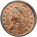 Classic Head cent, 1811