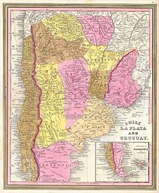 La Confédération argentine en 1834.
