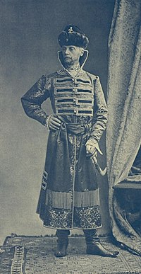 генерал-лейтенант Пётр Петрович фон-Баранов в одеждах стольника XVII века