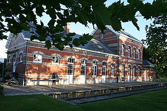 Het oude treinstation van Raatshoven