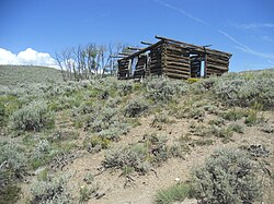 Abandoned building in Vulcan, August 2017.