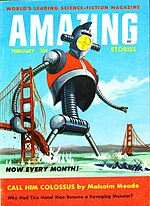 Amazing Stories cover image for February 1956