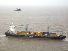 Jindal Kamakshi An Indian Navy Seaking carrying out the search and rescue operation of the MV Jindal Kamakshi.JPG