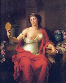 Autoportrait en Aspasie 1794 Marie-Geneviève Bouliard.
