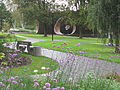 Kurpark Bad Essen mit einem 2010 errichteten kleinen Gradierwerk