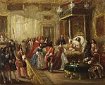 Смерть короля Людовика XIV в Версале (1839)