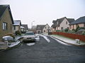 Benslie Row on the site of the old miner's rows.