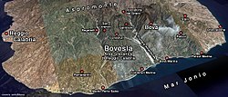 Bovesia - Localizzazione