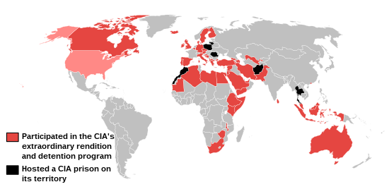 54 pays impliqués dans le programme extraordinaire de transfert et de détention de prisonniers de la Central Intelligence Agency dans la guerre contre le terrorisme, 2013, Open Society Foundation
