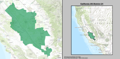 Калифорния, 21 округ Конгресса США (с 2013 г.) .tif