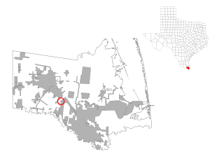 موقعیت لگو، تگزاس در نقشه