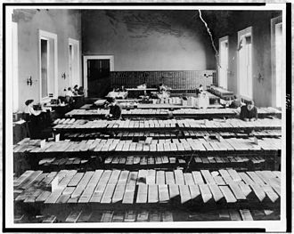 Card Division, United States Library of Congress, 1910s or 1920s Card Division of the Library of Congress 3c18631u original.jpg