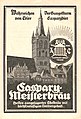 Werbung der Caspary-Brauerei (1929), Abbildung des Turms von St. Gangolf