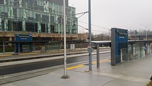 The new Ion system in Ontario's Waterloo Region spurred massive development along its route before opening. Central Station Kitchener Nov 2017.jpg