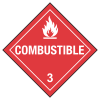 Class 3: Combustible (Alternate Placard)