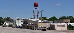 Dalton, looking northeast across U.S. Highway 385