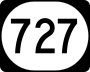 Kentucky Route 727 marker
