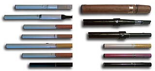 Various different types of electronic cigarettes.