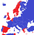 European monarchies (1950)