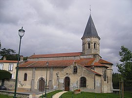The church in Varennes-sur-Morge