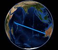 Geschwindigkeitsrekord Indischer Ozean, 2014