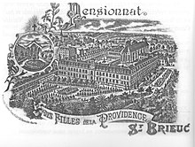 Pensionnat des Filles de la providence à Saint-Brieuc au XIXe siècle